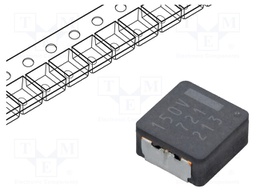 Inductor: wire; SMD; 15uH; 3.8A; 55mΩ; 8.5x8x4mm; ±20%; -55÷155°C