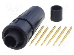 Connector: circular; Series: EN2; plug; male; soldering; for cable
