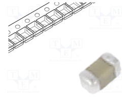 SMD Multilayer Ceramic Capacitor, 0.1 µF, 6.3 V, 0201 [0603 Metric], ± 10%, X6S, GRM Series