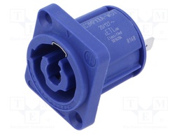 Connector: circular; socket; male; 20A; PIN: 3; Series: powerCON