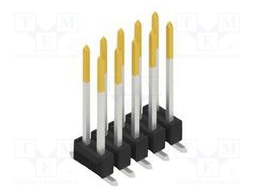 Connector: pin strips; pin header; male; PIN: 10; 2.54mm; SMT; 2x5
