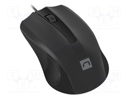 Optical mouse; black; USB A; wired; Features: PnP; 1.8m