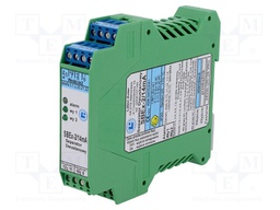 Converter: isolating signal separator; DIN; 0/24V; 20÷27VDC; IP20