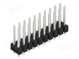 Connector: pin strips; pin header; male; PIN: 20; 2.54mm; THT; 2x10