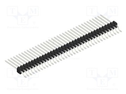 Connector: pin strips; pin header; male; PIN: 36; 1.27mm; SMT; 1x36