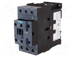 Contactor: 3-pole; NO x3; Auxiliary contacts: NO + NC; 230VAC; 40A