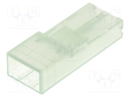 Terminals cover; female; PIN: 1; for push-on 6.3mm connectors