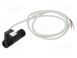 Sensor: flow; 5÷24VDC; 1÷25l/min; OUT: NPN; -20÷100°C; 0.9m; FT-110