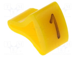 Markers for cables and wires; Label symbol: 1; 10÷16mm; H: 21mm