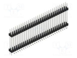 Connector: pin strips; pin header; male; PIN: 62; 2.54mm; SMT; 2x31