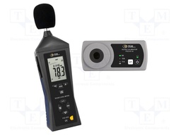 Meter: sound level; LCD; Sound level: 30÷130dB; 31.5÷8000Hz; IP20