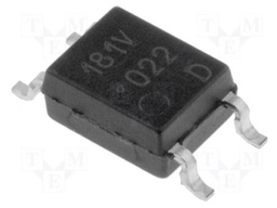 Optocoupler; SMD; Channels: 1; Out: transistor; Uinsul: 5kV; Uce: 70V
