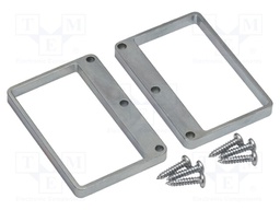 Straight holder; natural; steel; Application: LOWI