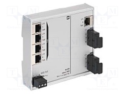 Industrial module: switch Ethernet; unmanaged; 9÷60VDC; RJ45,SC