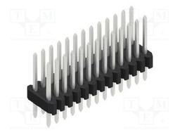Connector: pin strips; pin header; male; PIN: 26; 1.27mm; THT; 2x13