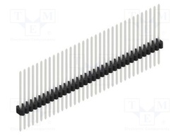 Connector: pin strips; pin header; male; PIN: 34; 1.27mm; THT; 1x34