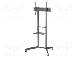 Stand; 50kg; 37÷70"; black; Dim: 871x1665x678mm; monitor x1