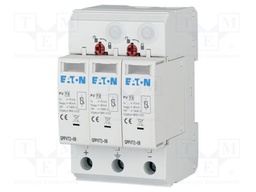 Surge arrestor; Type 2; Poles: 3; 15kA; DIN; -40÷80°C; IP20; 600VDC