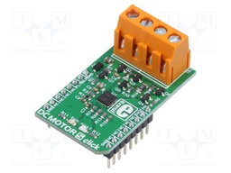 Click board; motor driver; GPIO; DRV8701; mikroBUS connector