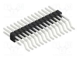 Connector: pin strips; pin header; male; PIN: 28; 1.27mm; SMT; 2x14