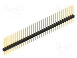Connector: pin strips; pin header; male; PIN: 36; 2.54mm; THT; 1x36