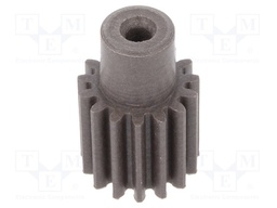 Spur gear; whell width: 25mm; Ø: 17mm; Number of teeth: 15; ZCL