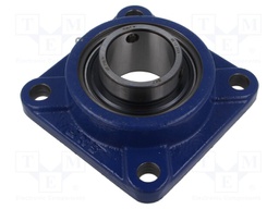 Bearing: bearing unit; adjustable grip,with square flange; 50mm