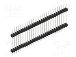 Connector: pin strips; pin header; male; PIN: 26; 2.54mm; THT; 1x26