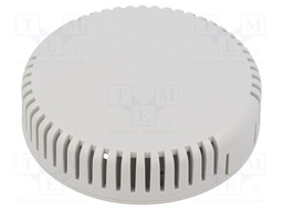 Enclosure: for alarms; Z: 20.3mm; ABS; grey; Ø: 80mm; Series: 1551V