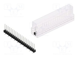 Connector: pin strips; pin header; male; PIN: 20; 2.54mm; SMT; 1x20
