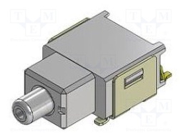 Switch: push-button; Pos: 2; SPDT; 0.014A/28VDC; ON-(ON); 500MΩ