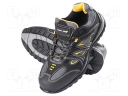 Shoes; Size: 46; black/yellow; knitwear,nubuck