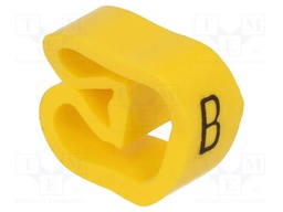 Markers for cables and wires; Label symbol: B; 8÷16mm; PVC; H: 6mm