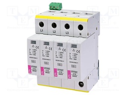 Surge arrester; Type 2; Poles: 4; 40kA; Uoper.max: 440VAC; -40÷70°C