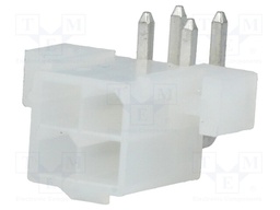 Socket; wire-board; male; Mini-Fit Jr; 4.2mm; PIN: 4; THT; holders