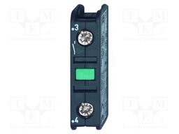 Auxiliary contacts; Leads: screw terminals; Contacts: NO