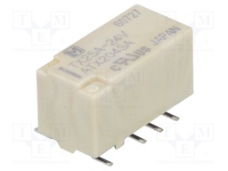 Relay: electromagnetic; DPDT; Ucoil: 24VDC; 2A/30VDC; max.220VDC