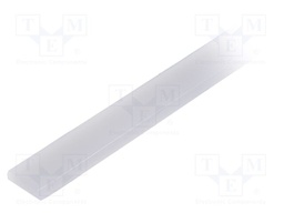 Cover for LED profiles; white; 1m; HR-ALU-15; push-in; HR-ALU