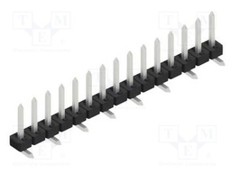 Connector: pin strips; pin header; male; PIN: 15; 2mm; SMT; 1x15