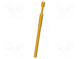 Test needle; Operational spring compression: 4mm; 5A; Ø: 2mm; 0.8N