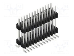 Connector: pin strips; pin header; male; PIN: 26; 1.27mm; SMT; 2x13