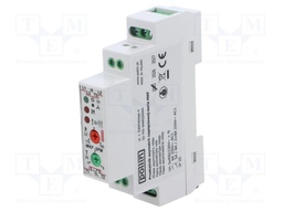 Voltage monitoring relay; for DIN rail mounting; MKF; SPDT; 0÷6s