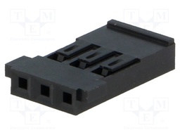 Plug; wire-board; female; Mini-PV; 2.54mm; PIN: 3; w/o contacts