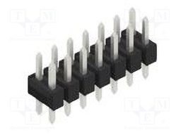 Connector: pin strips; pin header; male; PIN: 14; 2.54mm; THT; 2x7