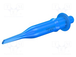 Clip-on probe; hook type; blue; 100.3mm