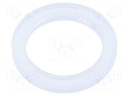 Gasket; polyetylene; D: 2mm; Øint: 12.5mm; Øout: 16.5mm; PG7
