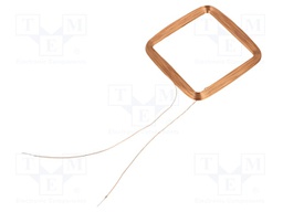 RFID antenna; 125kHz; Body dim: 33x33x1.5mm; 406uH