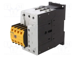 Contactor: 3-pole; NO x3; Auxiliary contacts: NC x2,NO x2; 24VDC