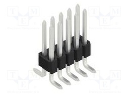 Connector: pin strips; pin header; male; PIN: 10; 1.27mm; SMT; 2x5