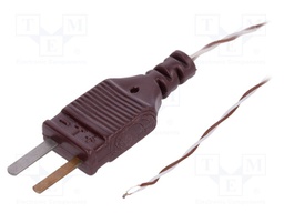 T-type temperature probe; -75÷260°C; 2m; Insulation: teflon